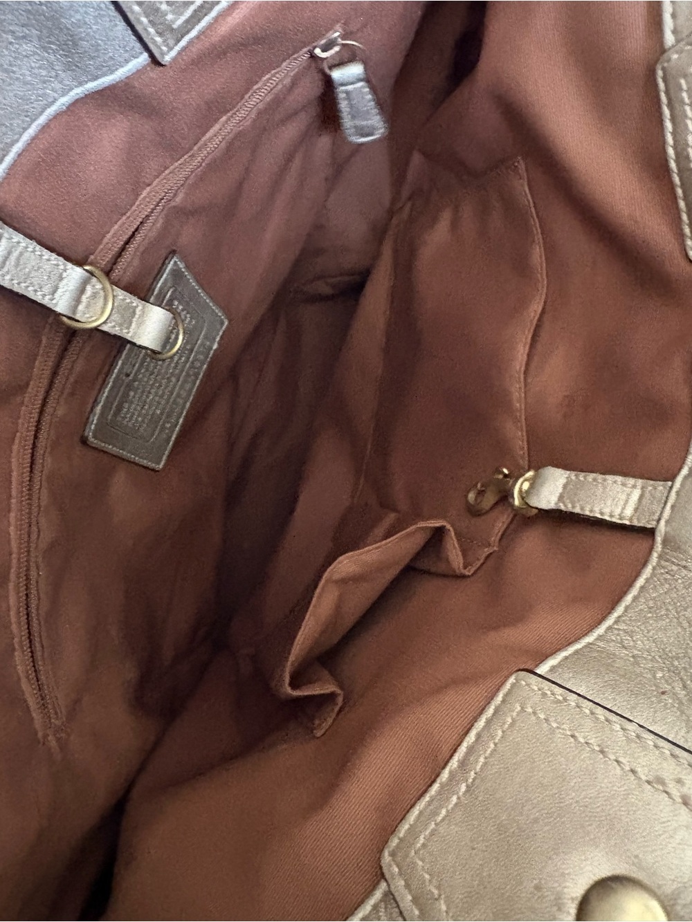 Coach Bleeker Straw Tote - Picture 9 of 11